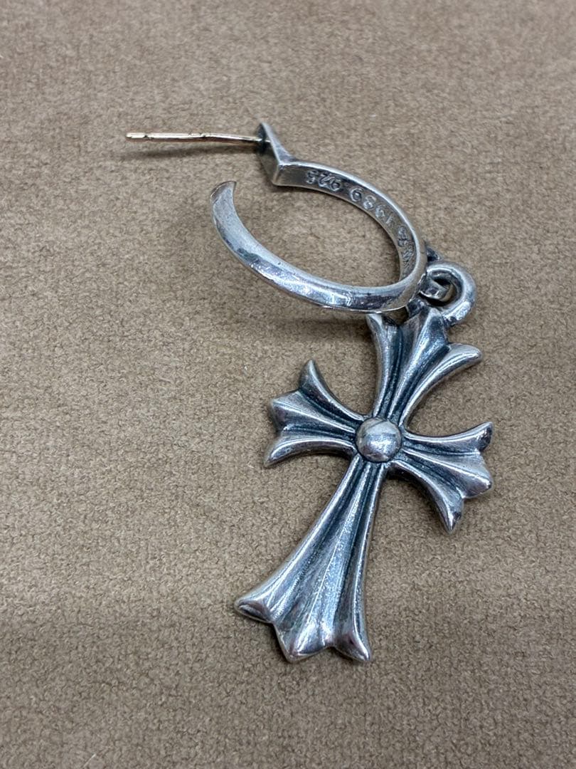 CHROME HEARTS クロムハーツ タイニーCH ピアス 925 14K