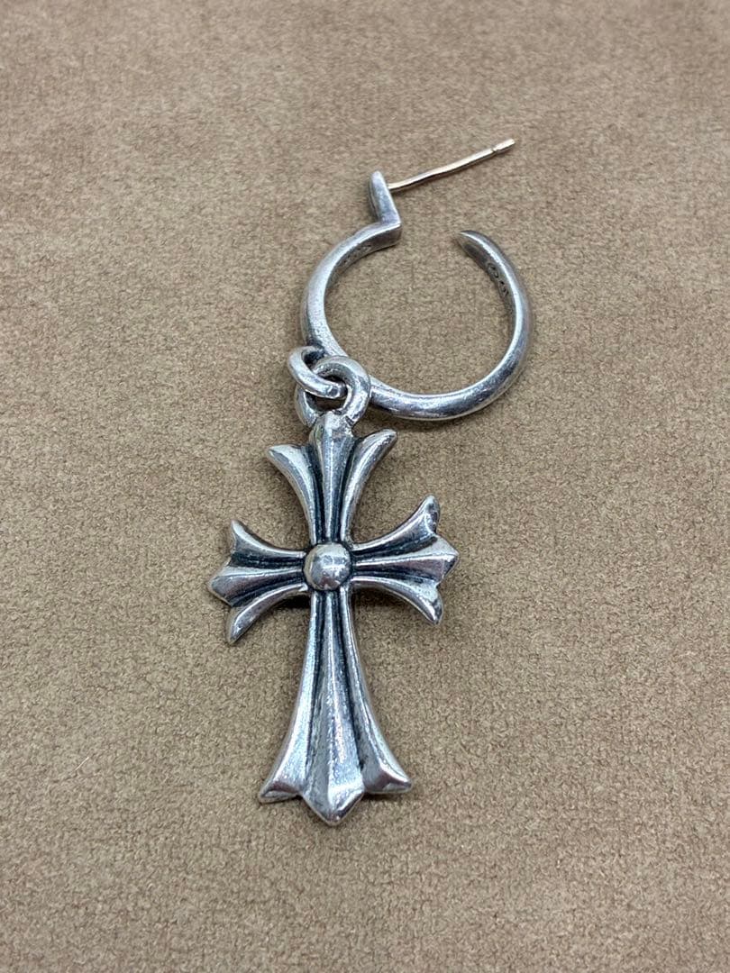 CHROME HEARTS クロムハーツ タイニーCH ピアス 925 14K