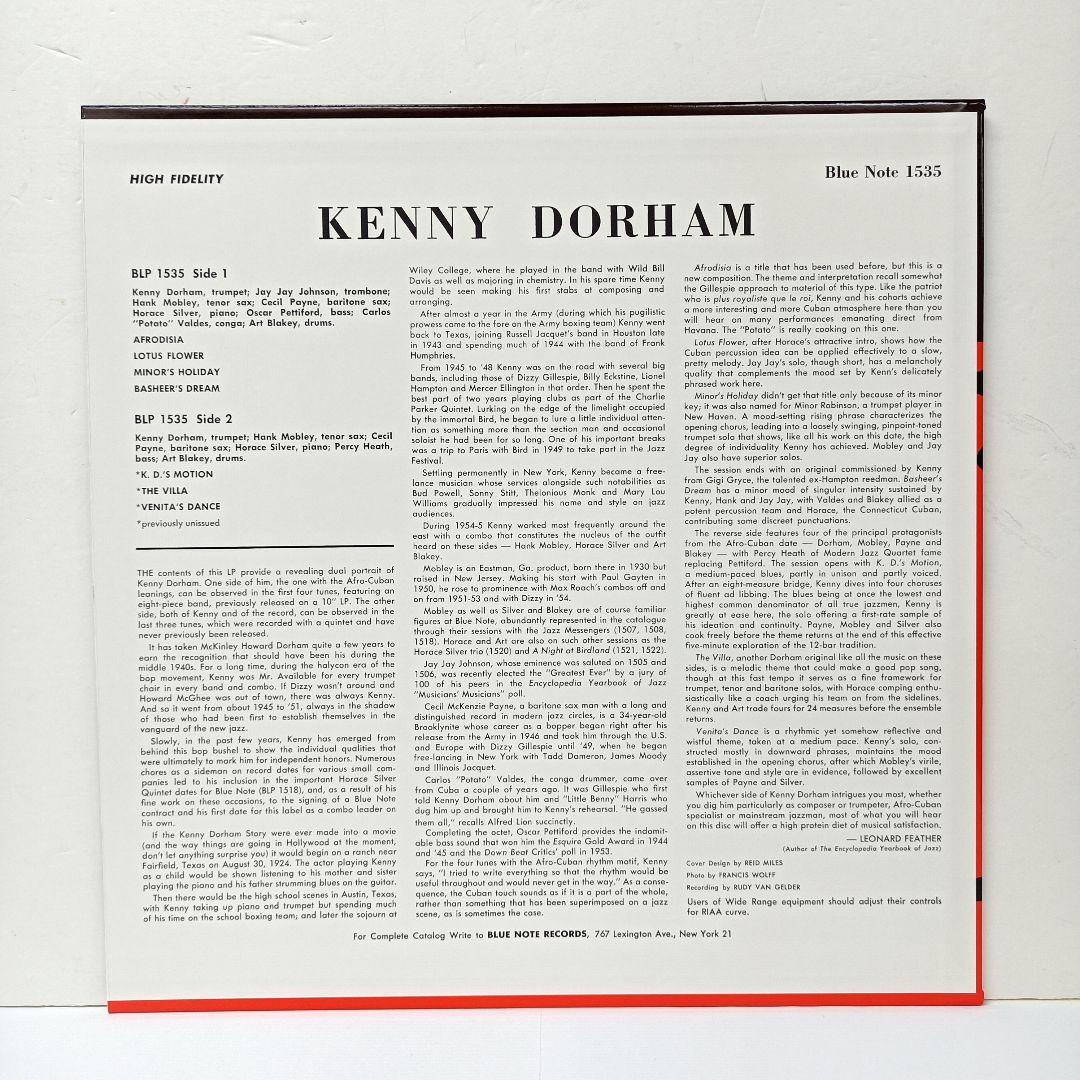 KENNY DORHAM Afro-Cuban　BLUE NOTE　レコード