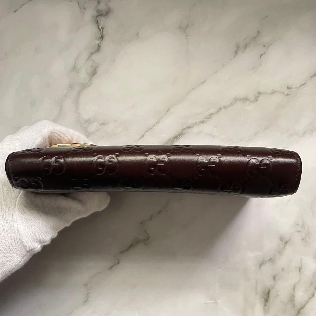 GUCCI グッチ　シマ ラブリー インターロッキング　長財布　0108-⑧