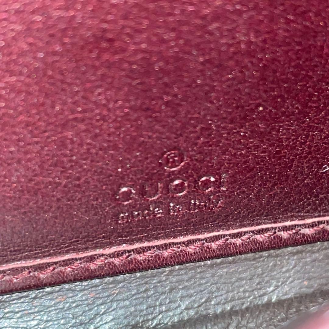 GUCCI グッチ　シマ ラブリー インターロッキング　長財布　0108-⑧