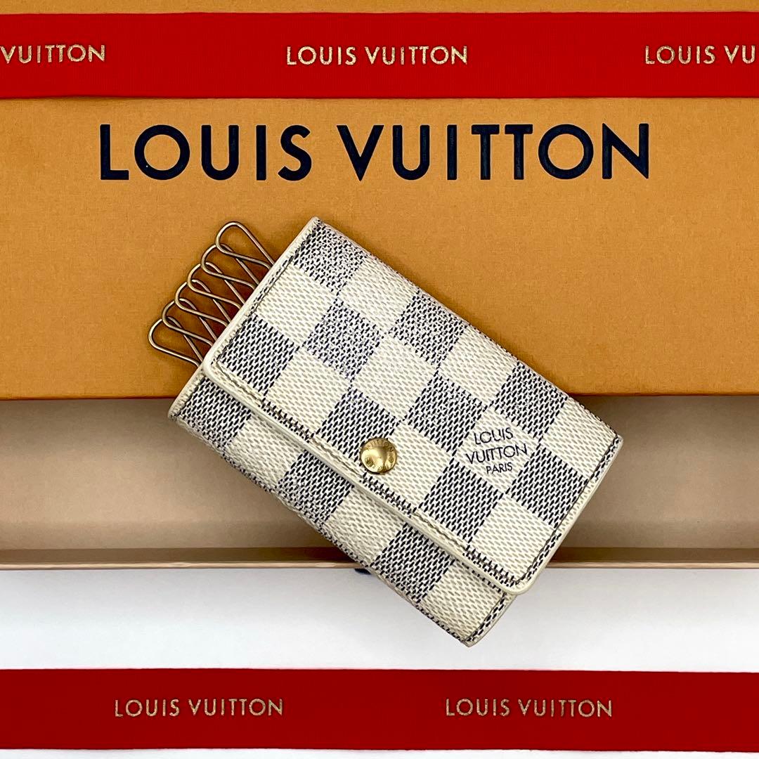 ルイヴィトン ダミエ アズール 6連キーケース ミュルティクレ6【正規品】