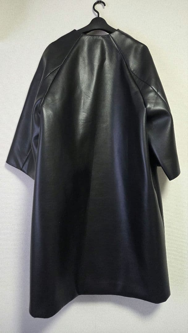 24AW【STUMBLY】ラウンドノーカラーコート