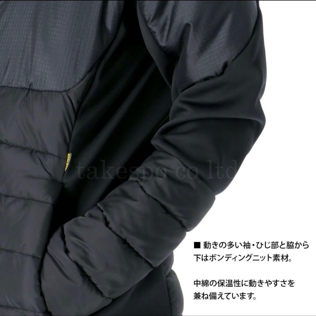 ATHLETA フード付きジャージ Mサイズ ブラック/ネイビー