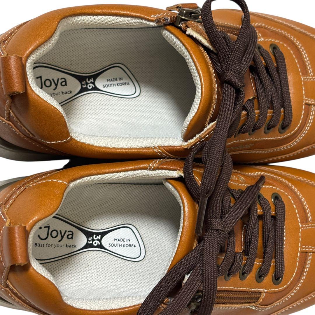 【美品】joya ジョーヤ　Laura ローラ　ブラウン　23.0 定価4万超え