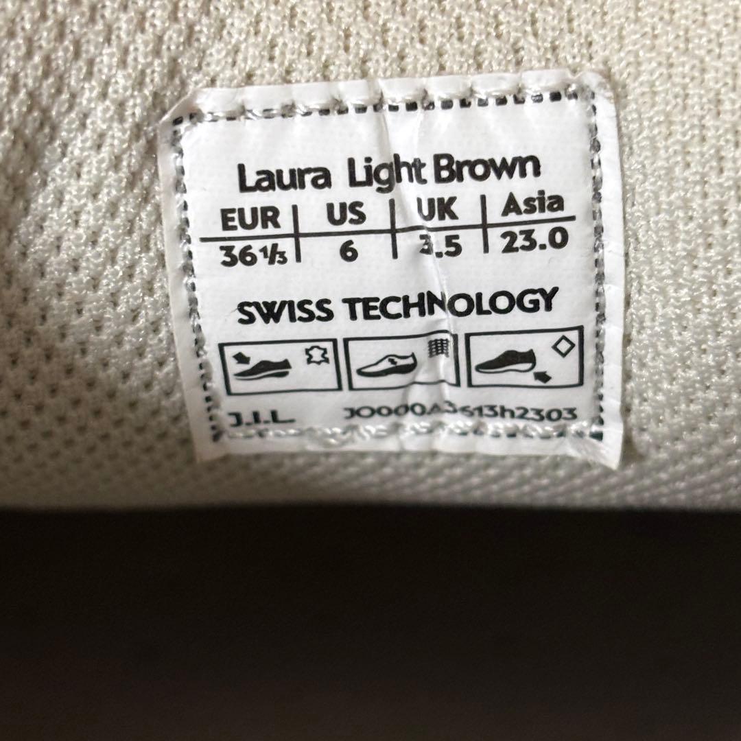 【美品】joya ジョーヤ　Laura ローラ　ブラウン　23.0 定価4万超え