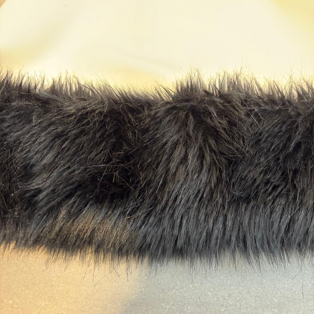 【週末限定価格】YOKO CHAN カットソー ファー　ホワイト 40