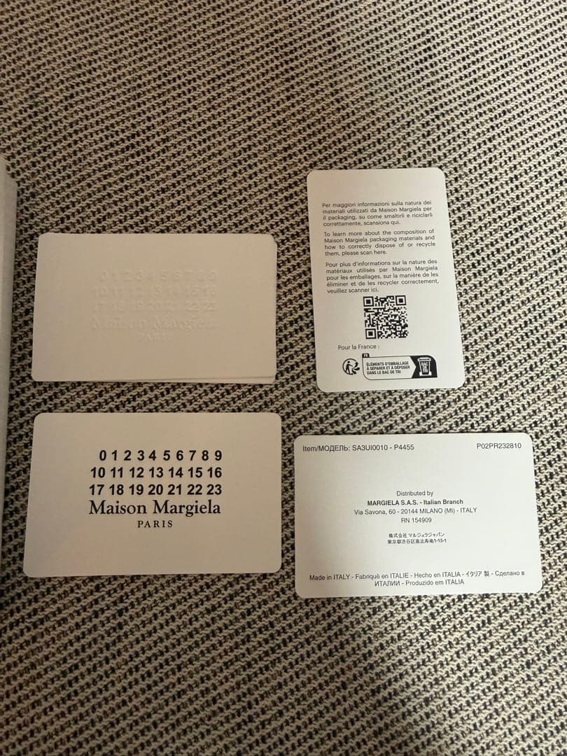 メゾンマルジェラ MAISON MARGIELA 財布 三つ折り財布