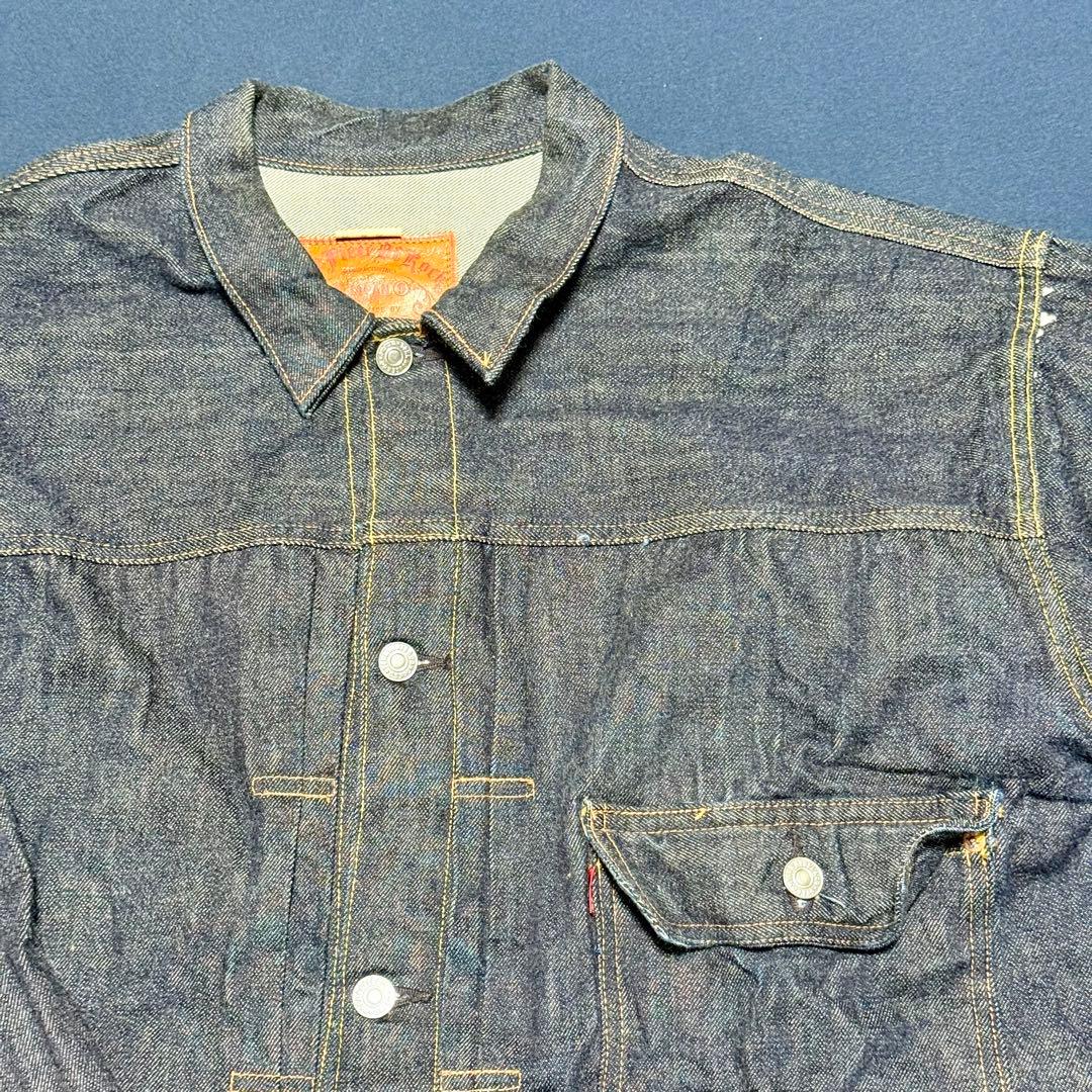 【使用数回】ワンピースオブロック M-40 デニムジャケット 50サイズ