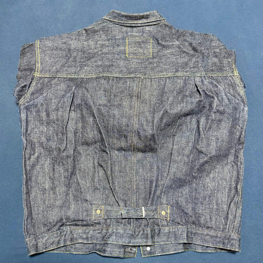 【使用数回】ワンピースオブロック M-40 デニムジャケット 50サイズ