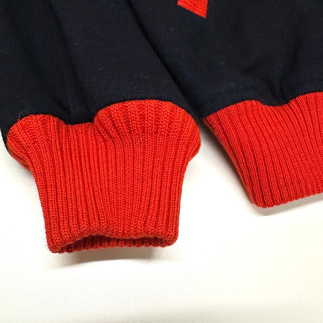 80s McGREGOR マックレガー ウール スタジャン タツノオトシゴ刺繍