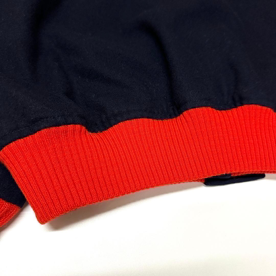 80s McGREGOR マックレガー ウール スタジャン タツノオトシゴ刺繍