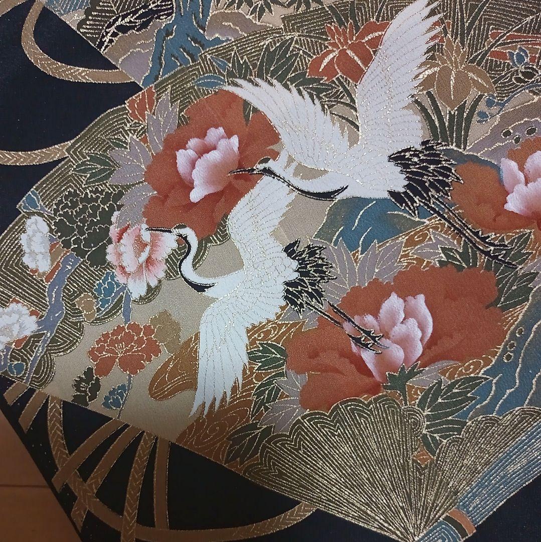 D01M！☆USED美品☆ 結婚式 金彩 豪華 黒留袖6点セット