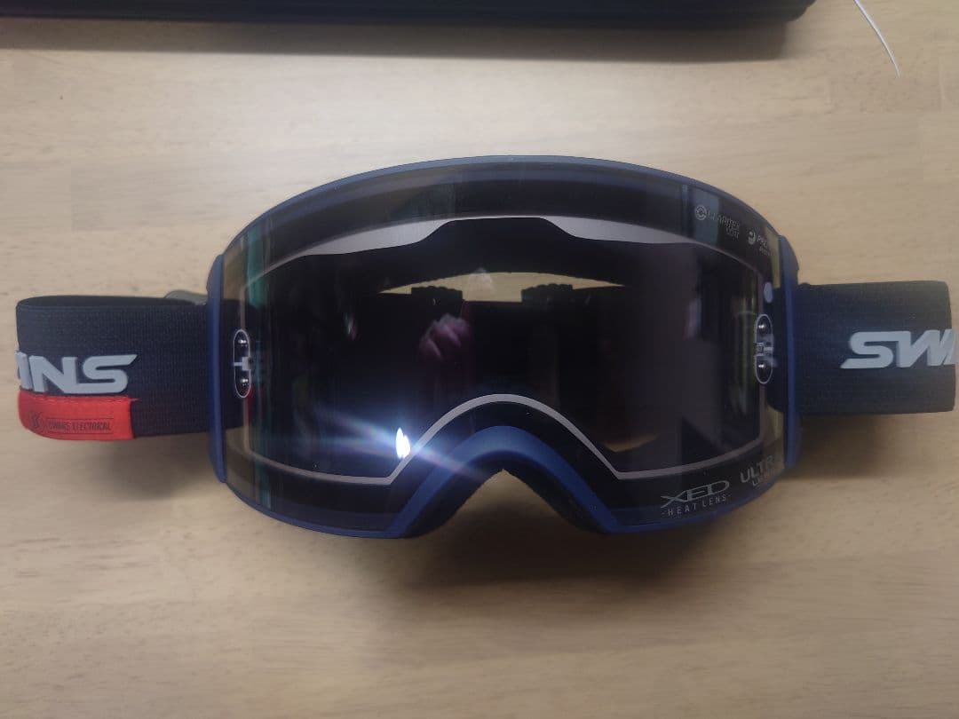 スノーモービル　熱線ゴーグル　スワンズ　SWANS