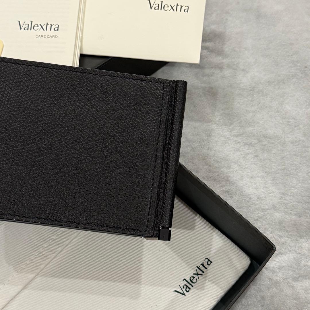 ⭐️未使用級⭐️　Valextra　ヴァレクストラ　マネークリップ　ブラック