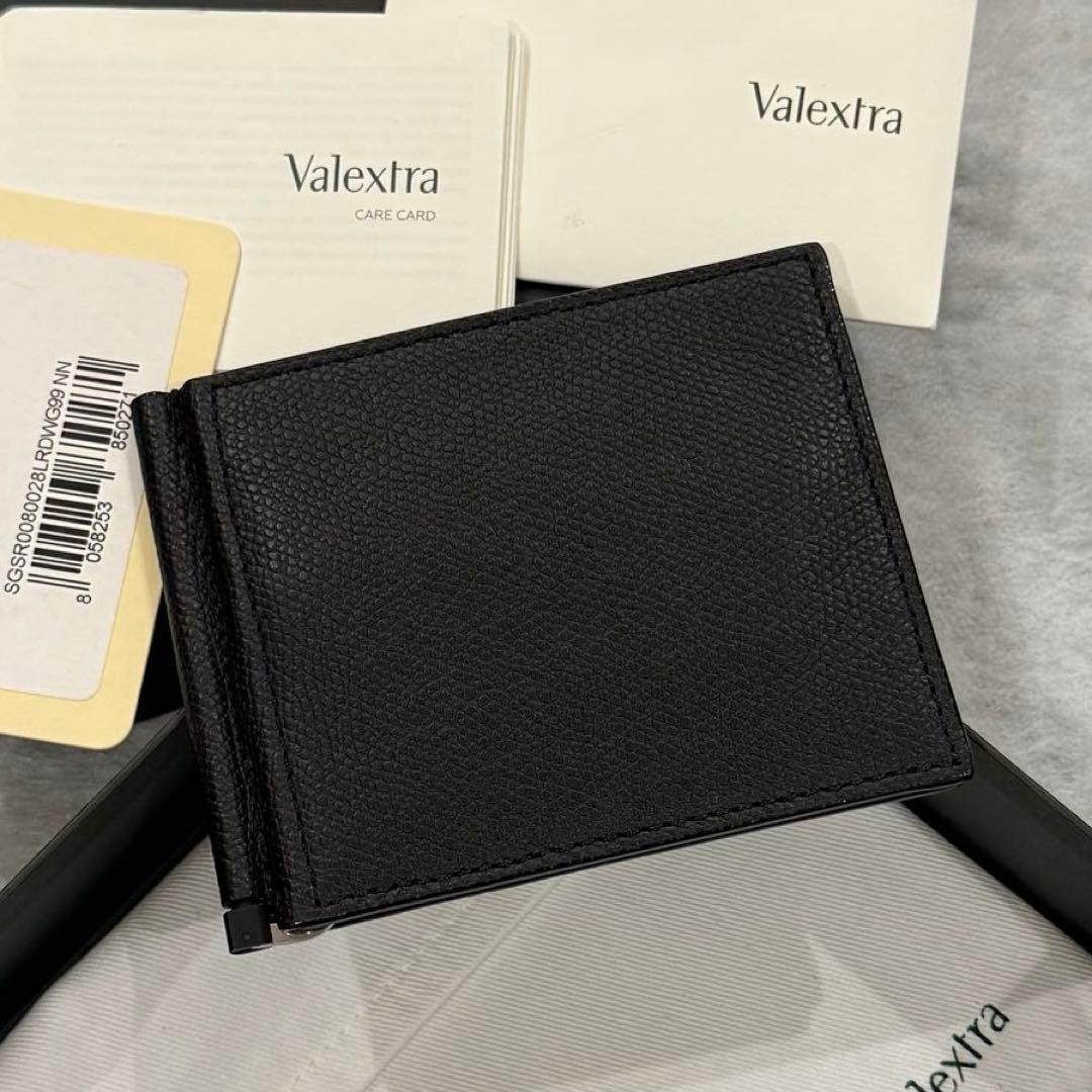 ⭐️未使用級⭐️　Valextra　ヴァレクストラ　マネークリップ　ブラック