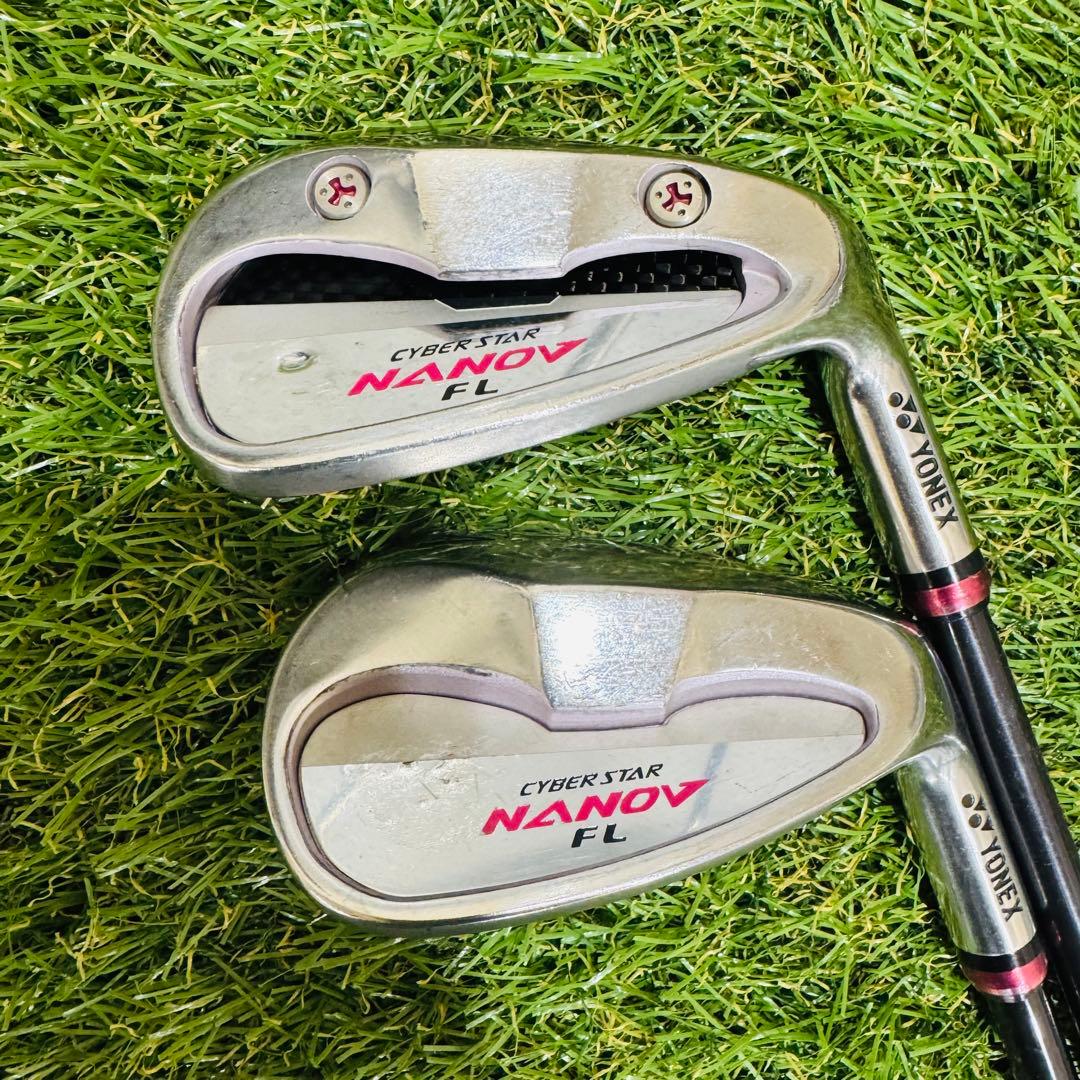 【女性用】YONEX CYBER STAR NANOV FL アイアンセット