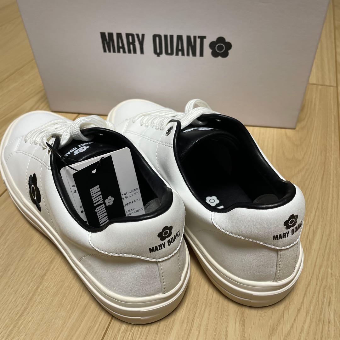 MARY QUANT アイコンデイジーバイカラースニーカー (ホワイト)Mサイズ