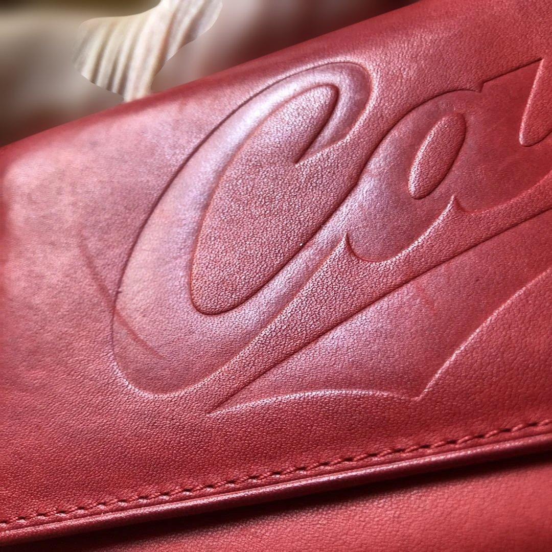 レア　Carp ロゴ ミズノグラブ牛革　長財布