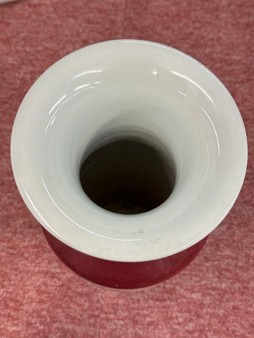 田中 野夫樣专用 色絵人物花瓶 大清雍正年製 清時代 中國古美術 高 43cm