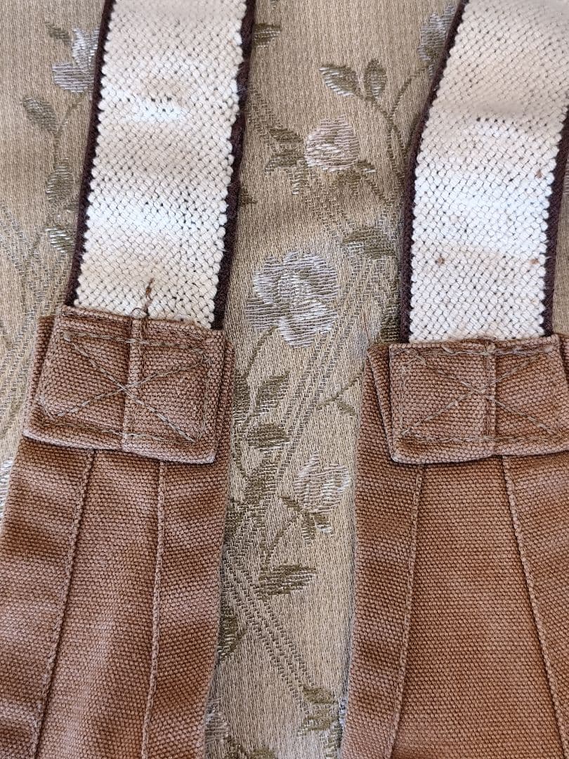 Carhartt ベージュ オーバーオール　エプロン