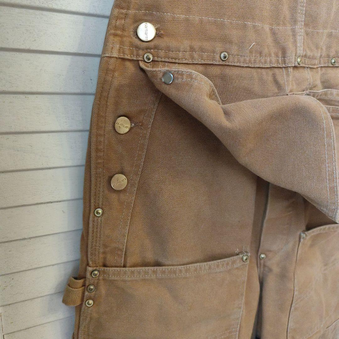 Carhartt ベージュ オーバーオール　エプロン