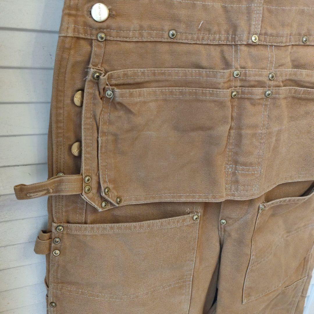Carhartt ベージュ オーバーオール　エプロン