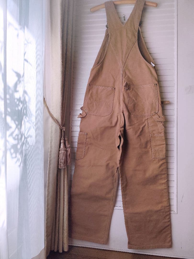 Carhartt ベージュ オーバーオール　エプロン
