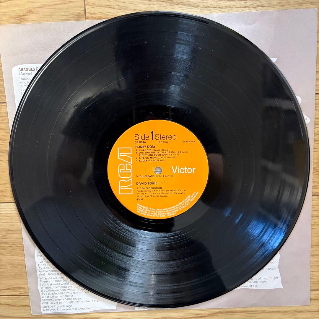 【極レア】David Bowie/Hunky Dory UKオリジ初回マト3/3