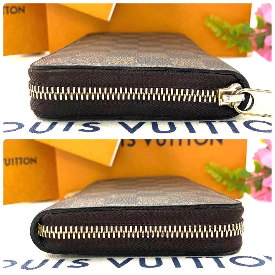 ルイ ヴィトン◎ジッピー ウォレット ダミエ エベヌ ラウンドファスナー 長財布