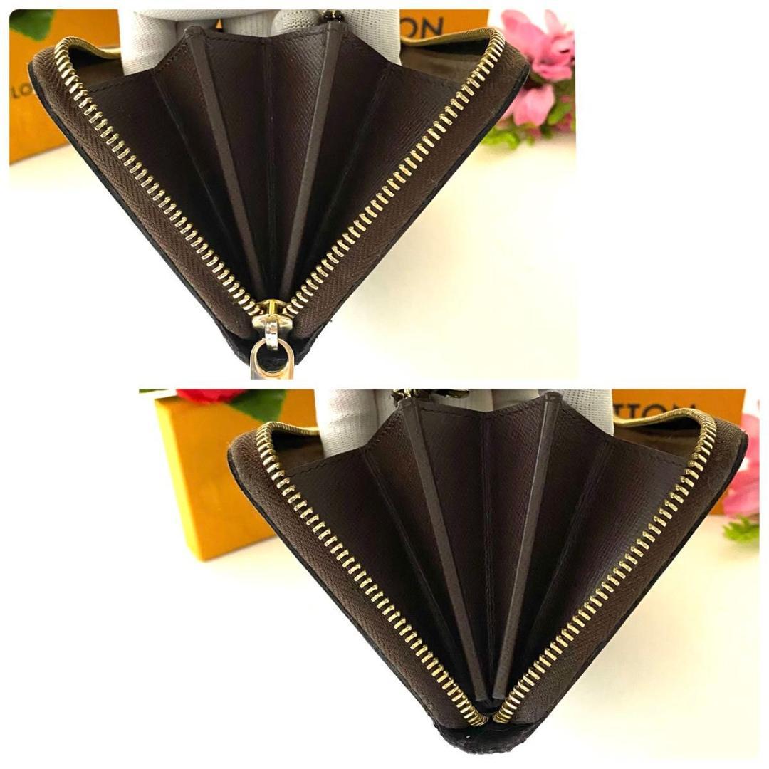 ルイ ヴィトン◎ジッピー ウォレット ダミエ エベヌ ラウンドファスナー 長財布