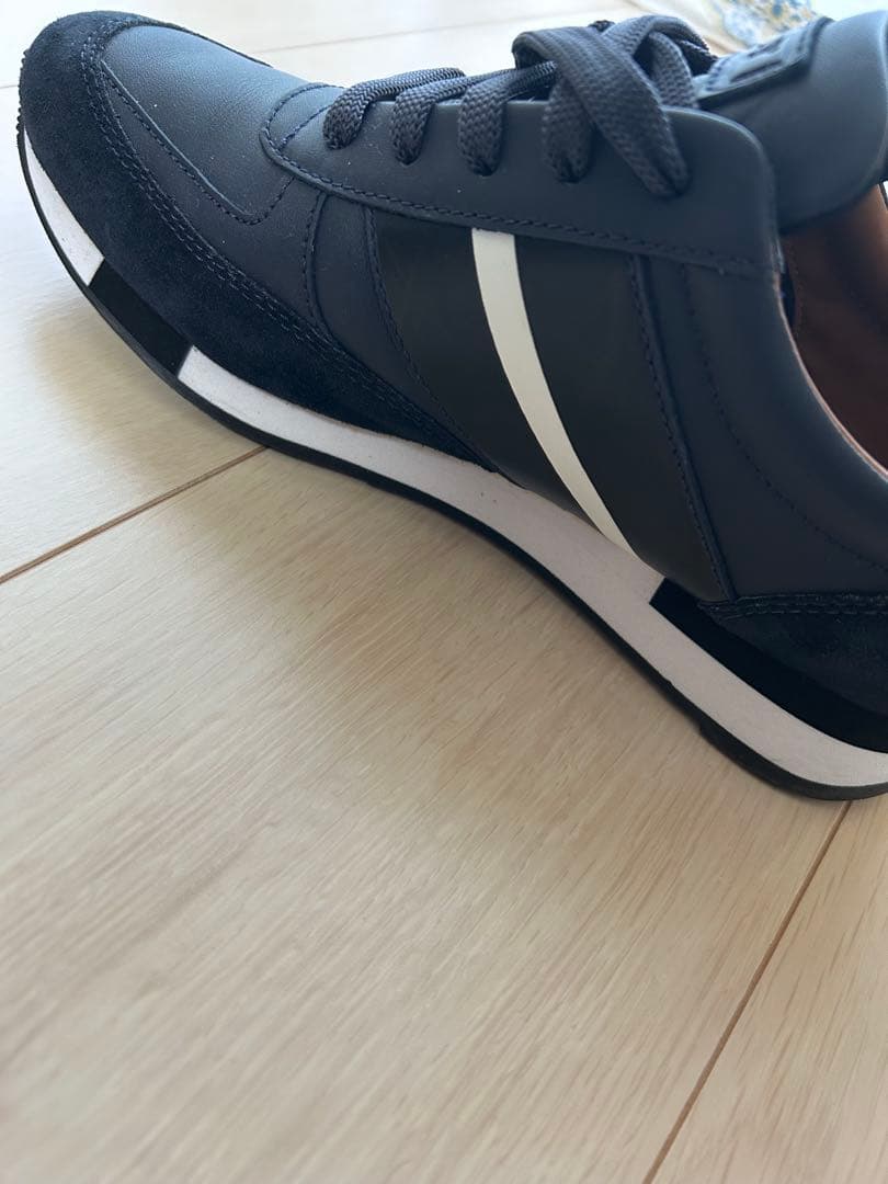 BALLY ネイビー スニーカー　箱保存袋付き