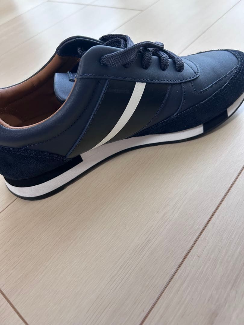 BALLY ネイビー スニーカー　箱保存袋付き