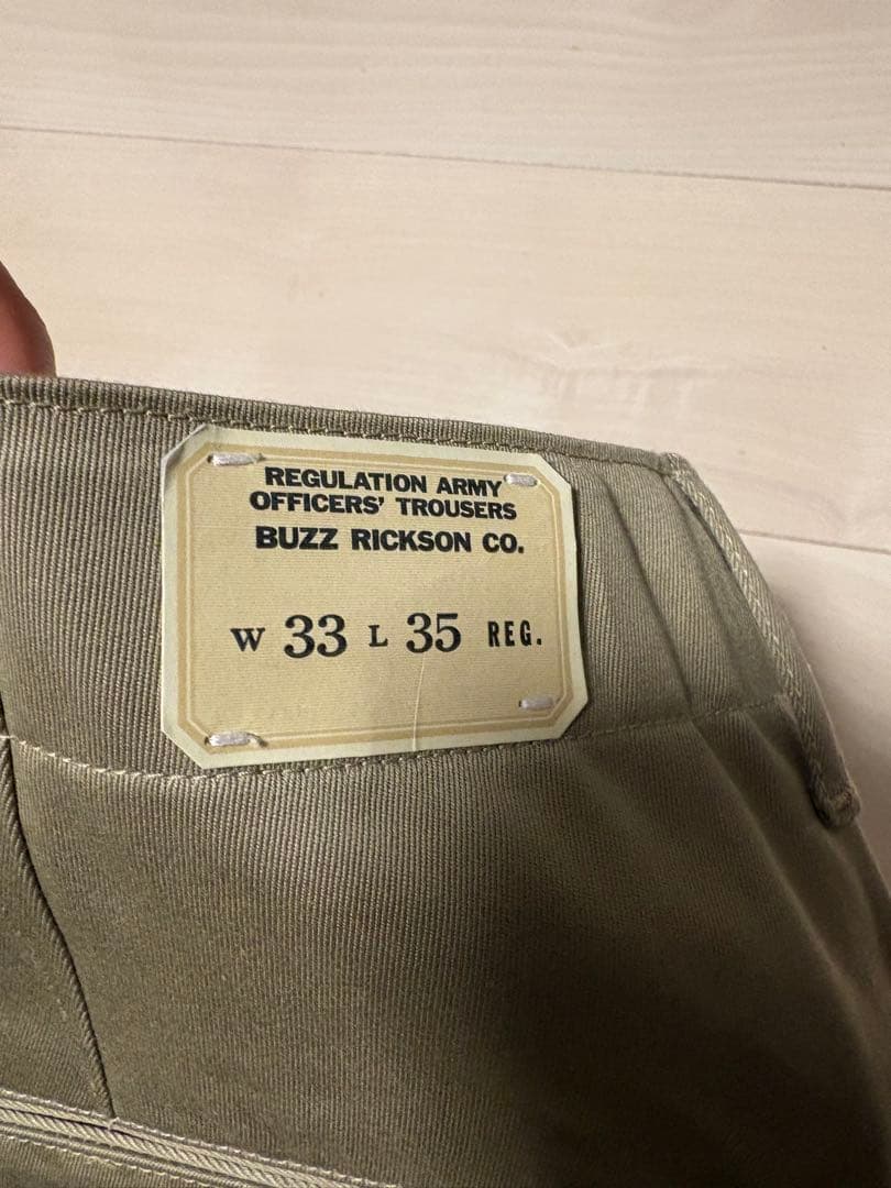 パンツ BuzzRickson's MILITARYCHINOS 1942 MODEL