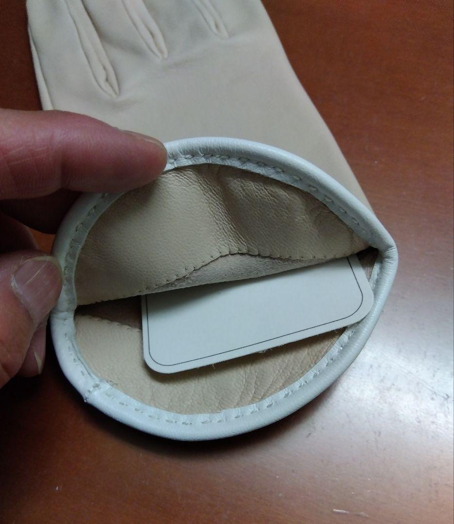 【最終値下げ】エルメス Hロゴ ラムスキン レザーグローブ ライトピンク