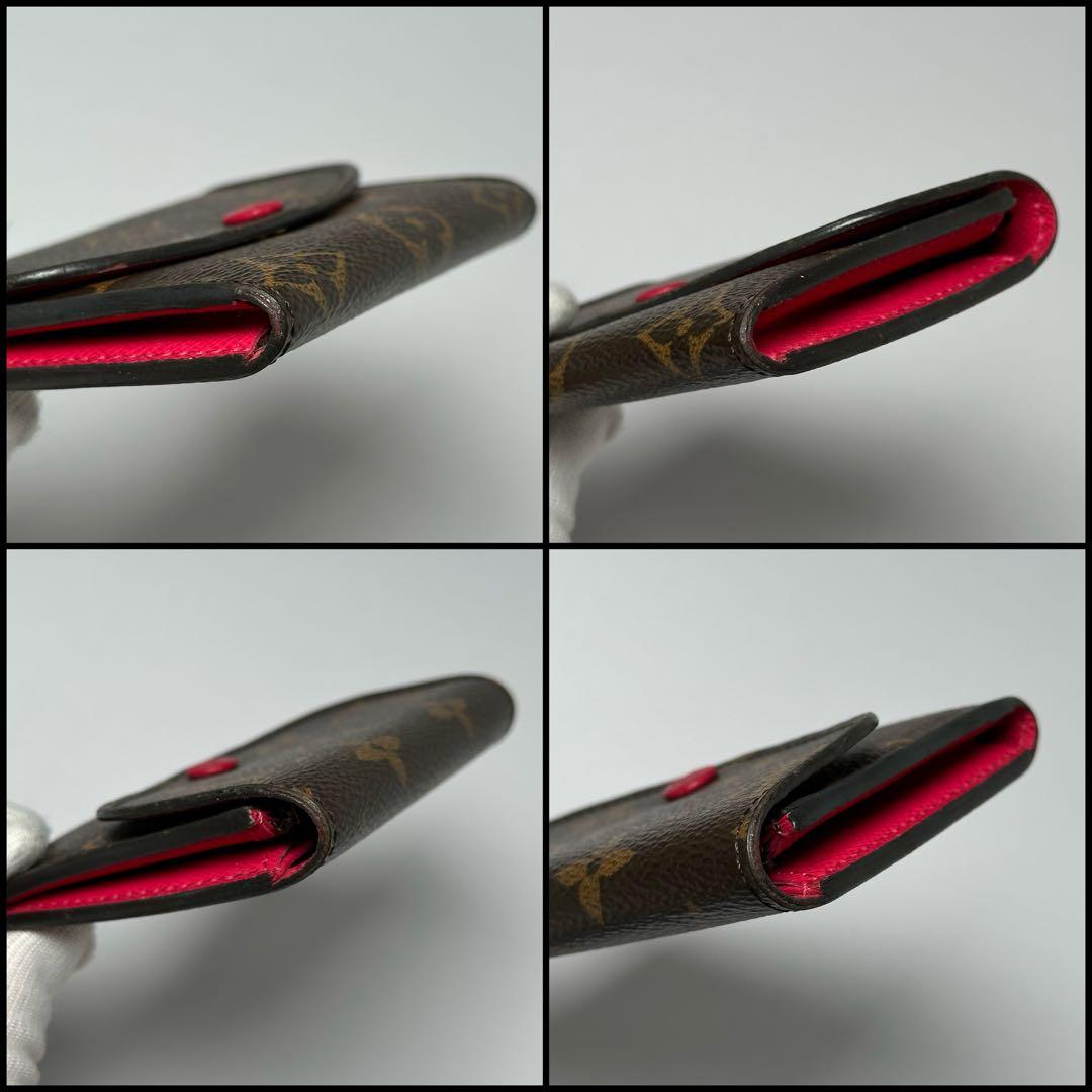 ルイヴィトン モノグラム ポルトモネロザリ フューシャ カードケース