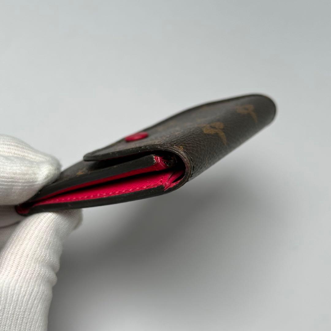 ルイヴィトン モノグラム ポルトモネロザリ フューシャ カードケース