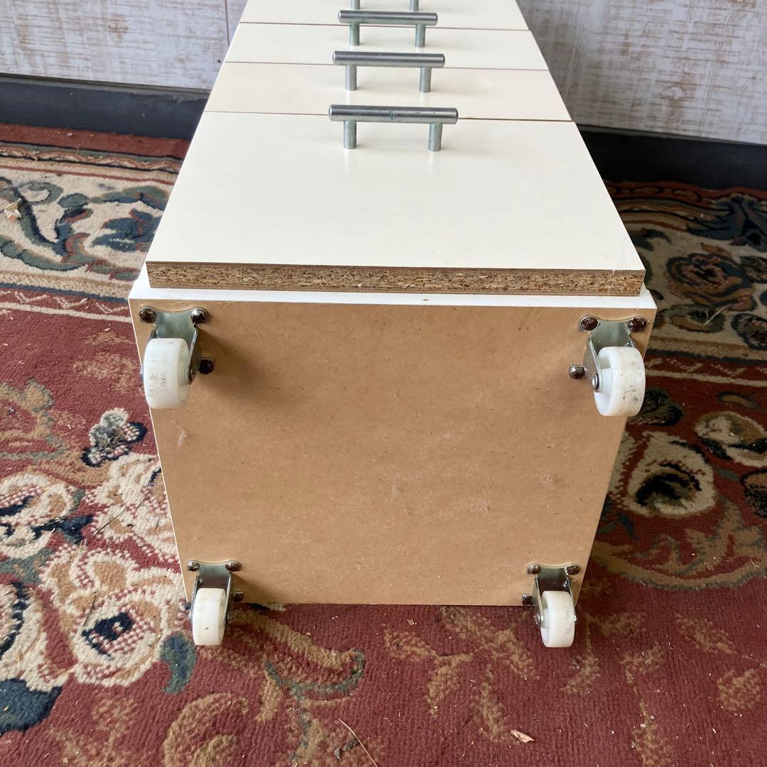 JAJAN ステンレストップトローリー キャスター付き 5段キッチンワゴン