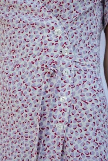 Rouje 花柄ラップドレス 34