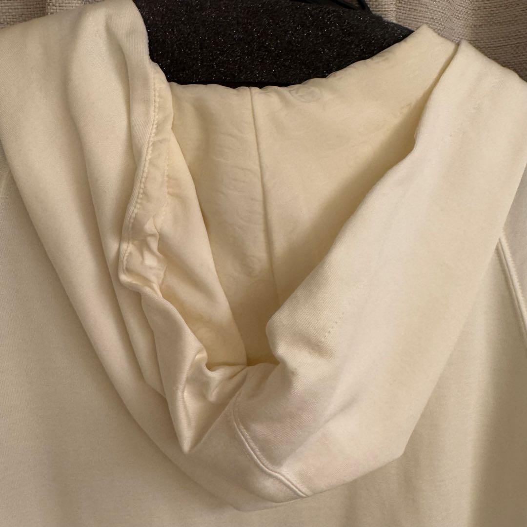 GUCCI フード付きパーカー Mサイズ ホワイト/ブラック