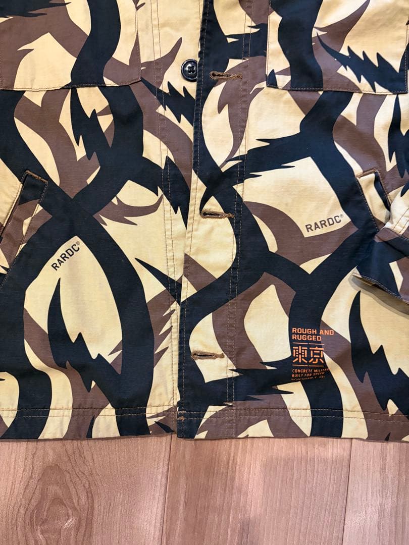ラフアンドラゲッド デザート　迷彩ジャケット