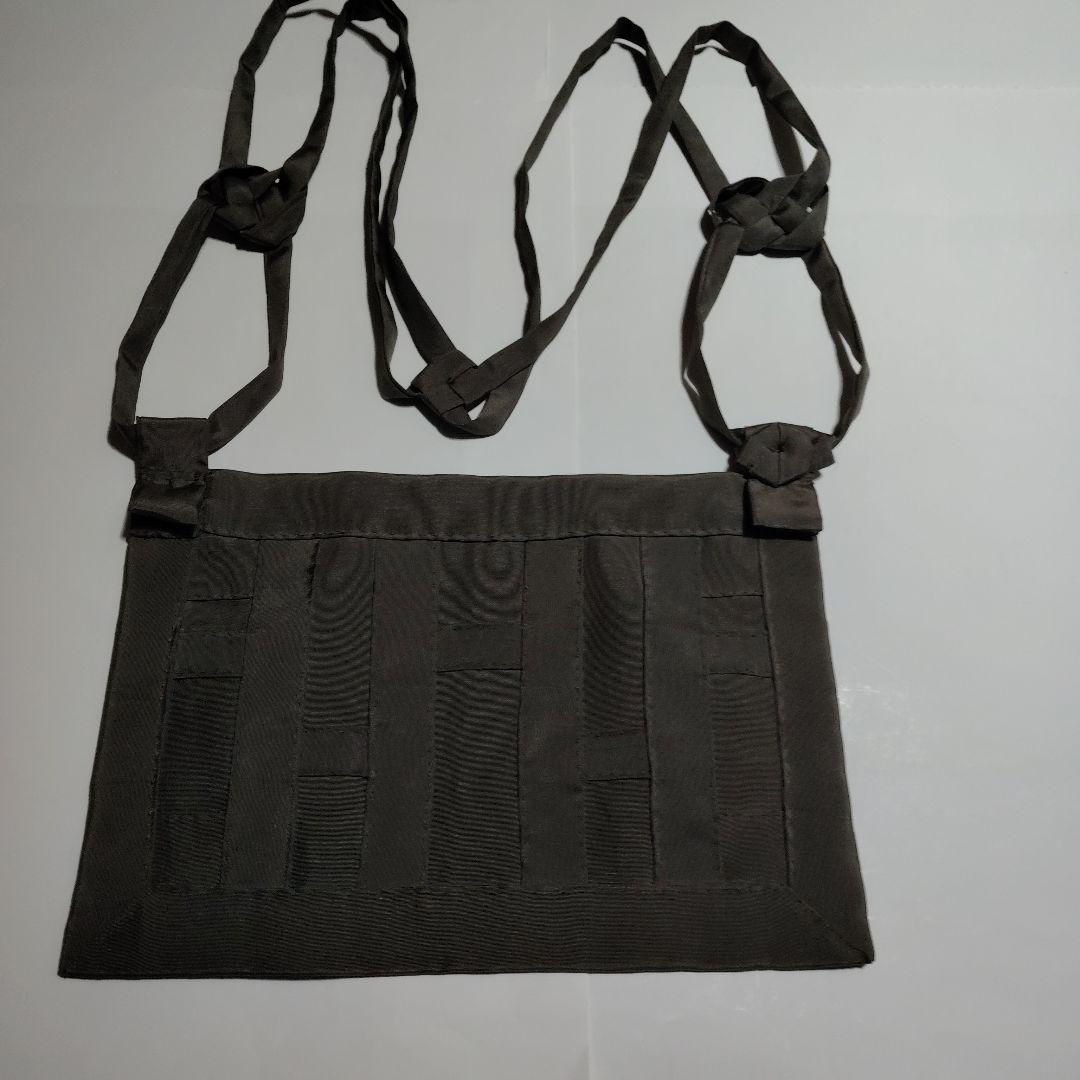 ホワイトコアラ 真言宗(法衣)正絹　焦げ茶色 小野塚五条タイプ略袈裟