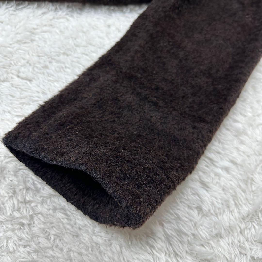 マックスマーラ　シャギーコート　ロングコート　アルパカ混　 大きいサイズ　42