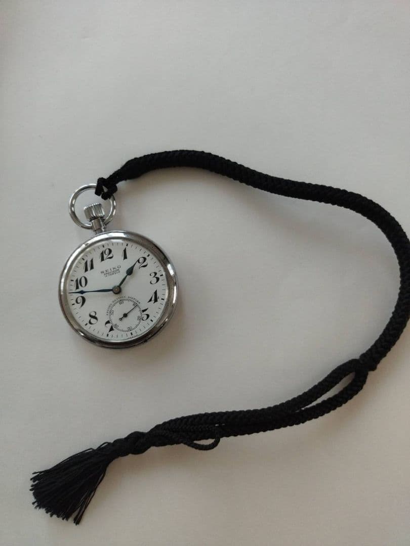 セイコープレシジョン　鉄道懐中時計　 手巻きアンティーク希少品