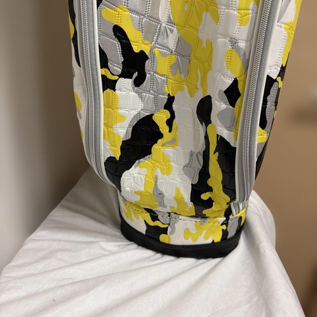 キャディバッグOUUL（オウル）ウェイカートバッグ（イエロー×ブラック）