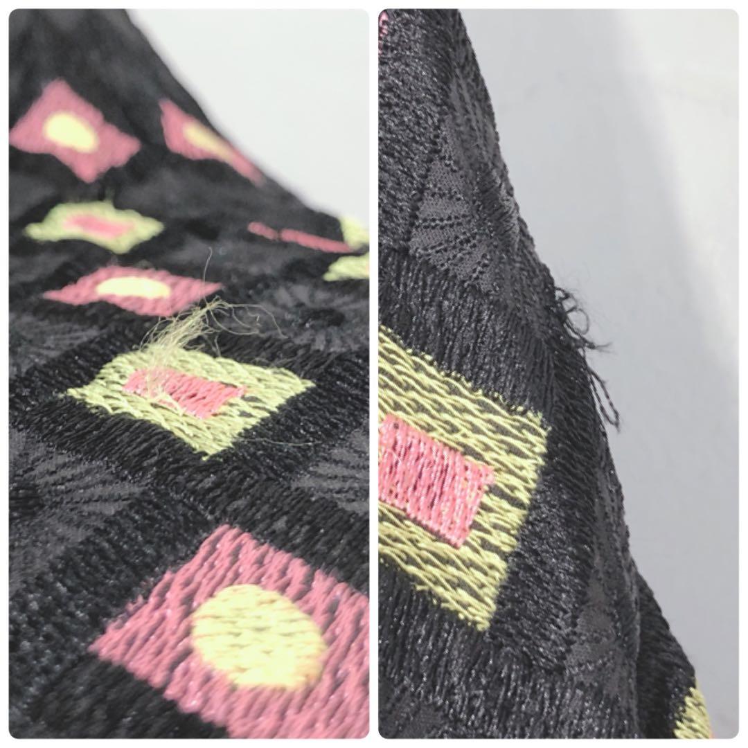 ☆美品☆ ANNASUI アナスイ 日傘 ブラック 刺繍 パゴダ 二段階伸縮