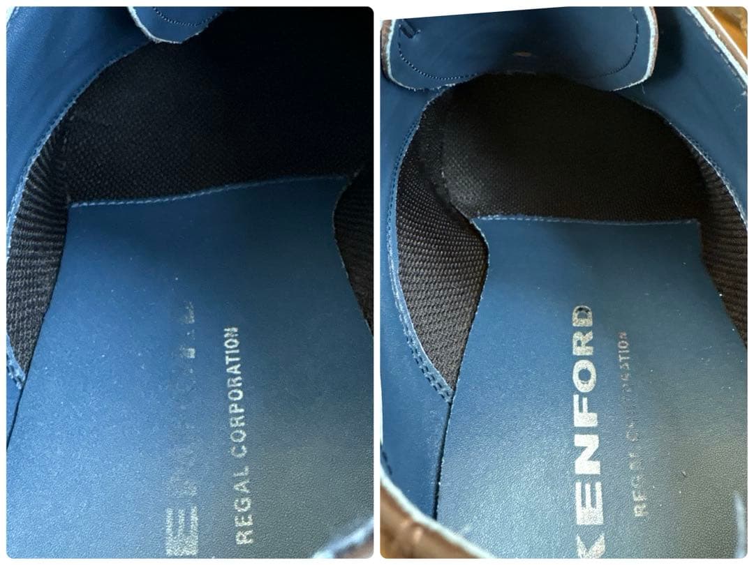 美品✨ ケンフォード ドレスシューズ （26） ストレートチップ ブラウン 幅広