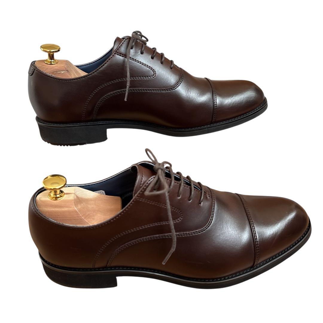 美品✨ ケンフォード ドレスシューズ （26） ストレートチップ ブラウン 幅広