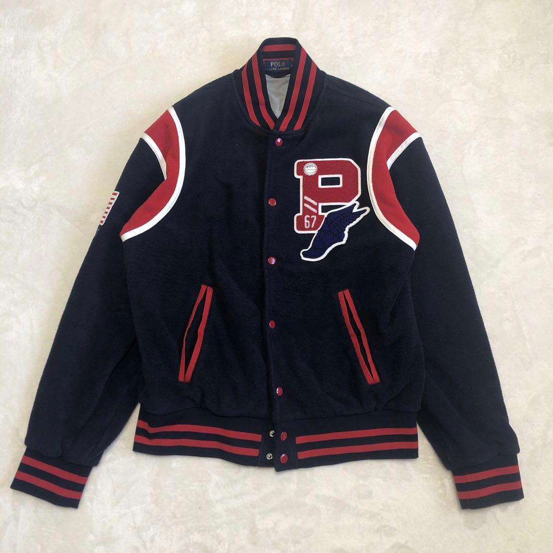 POLO RALPH LAUREN P WING ボアフリース　スタジャン