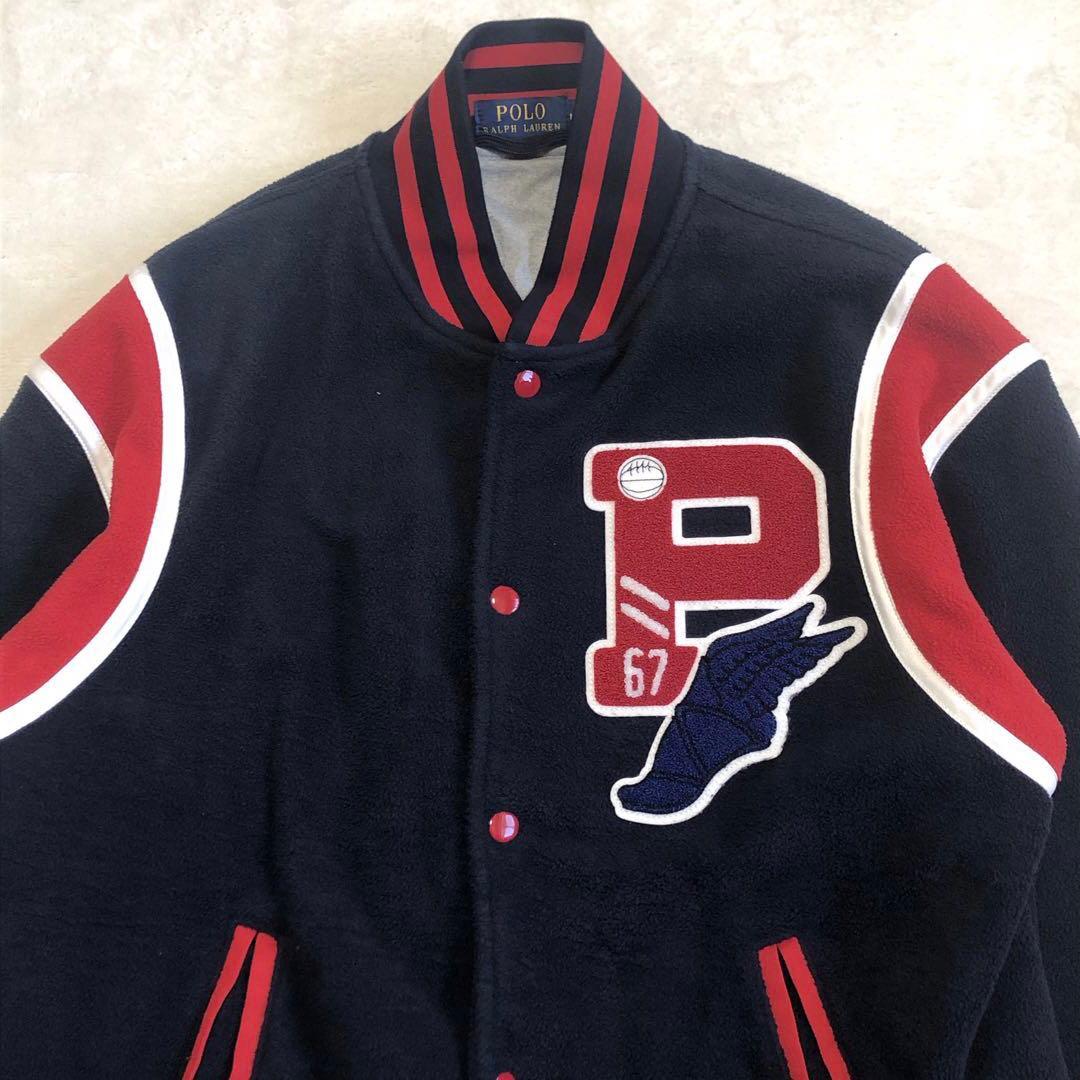 POLO RALPH LAUREN P WING ボアフリース　スタジャン